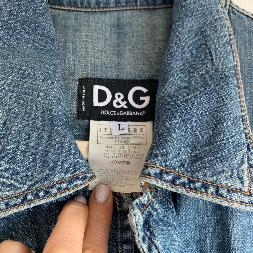OR BEST OFFER!! Dolce & Gabbana Jean jacket size L